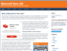 Tablet Screenshot of minecraftxbox.org